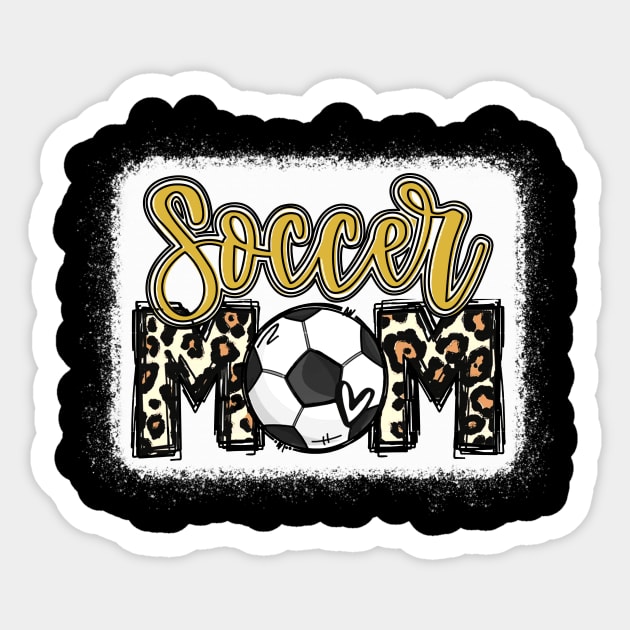Soccer Mom Leopard Sticker by Wonder man 